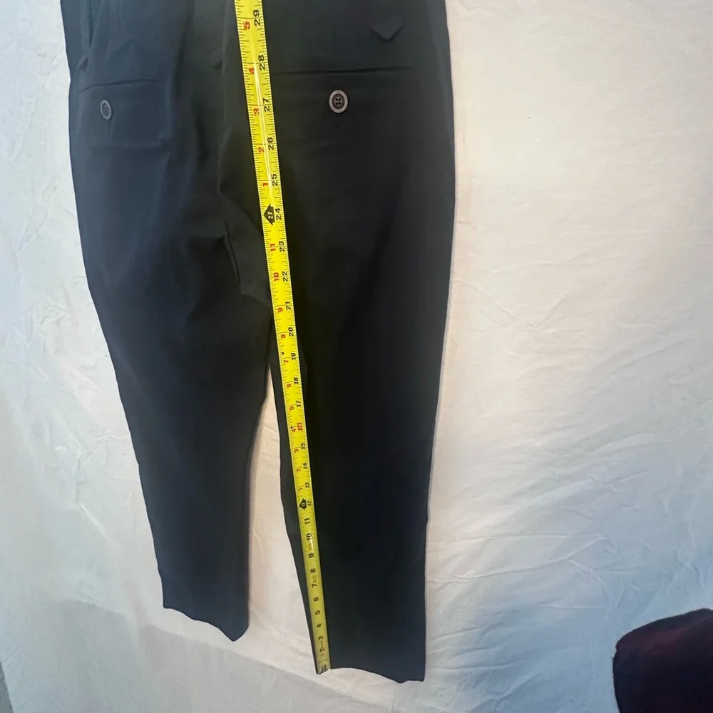 Gunex Made in Italy Black Tailored Ankle Pants Button Hem Size US 2 - Picture 11 of 12